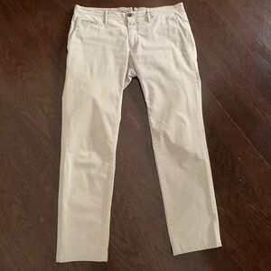 WHITE Men's woven casual pant